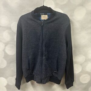 Boston Traders Vintage full zip jacket in blue with‎ plaid interior in size L